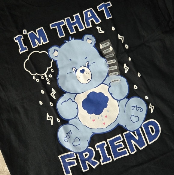 Care Bears Grumpy Bear I'm That Friend T-Shirt. Size XL. New. - Picture 2 of 7